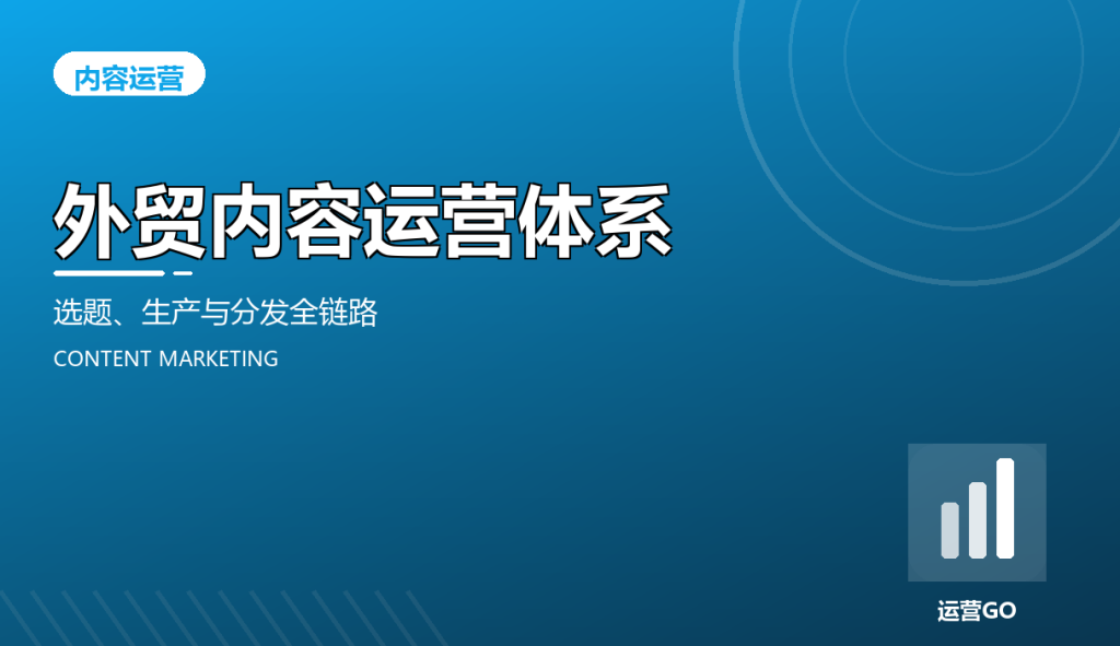 Foreign Trade Content Operations System: The Full Chain of Topic Selection, Production, and Distribution